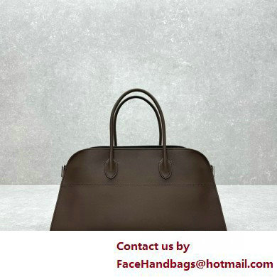 THE ROW Margaux Bag in BOX Leather COFFEE 2025