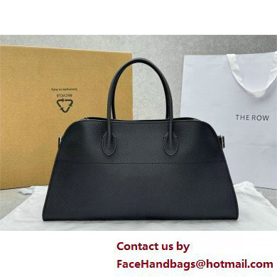 THE ROW Margaux Bag in GRAINED Leather BLACK 2025 - Click Image to Close