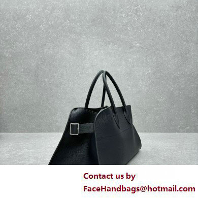 THE ROW Margaux Bag in GRAINED Leather BLACK 2025