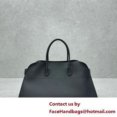 THE ROW Margaux Bag in GRAINED Leather BLACK 2025