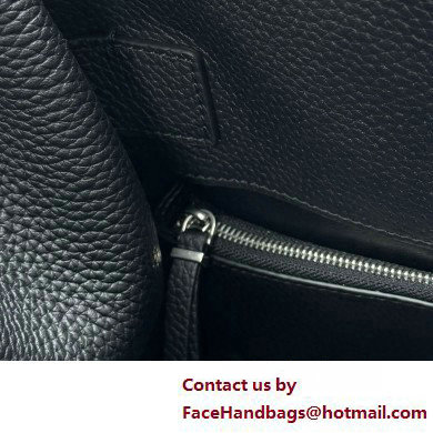 THE ROW Margaux Bag in GRAINED Leather BLACK 2025