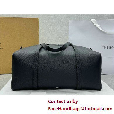 THE ROW Gio Duffle Full-Grain Leather Weekend Bag BLACK 2025 - Click Image to Close