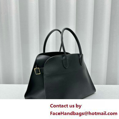 THE ROW MARGAUX 15 BAG IN BOX LEATHER black 2025