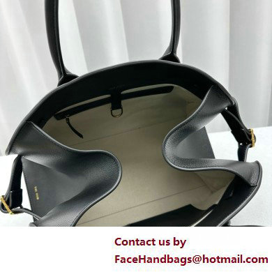 THE ROW MARGAUX 15 BAG IN BOX LEATHER black 2025