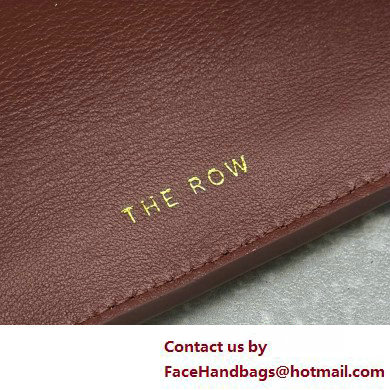 THE ROW MARGAUX 15 BAG IN BOX LEATHER burgundy 2025