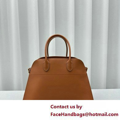 THE ROW MARGAUX 15 BAG IN BOX LEATHER caramel 2025