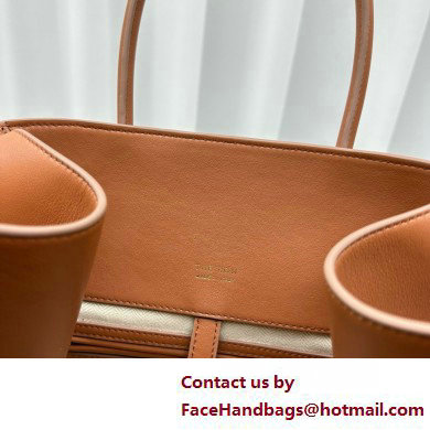 THE ROW MARGAUX 15 BAG IN BOX LEATHER caramel 2025