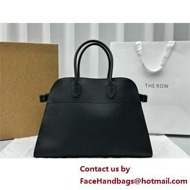 THE ROW MARGAUX 15 BAG IN grained LEATHER black 2025