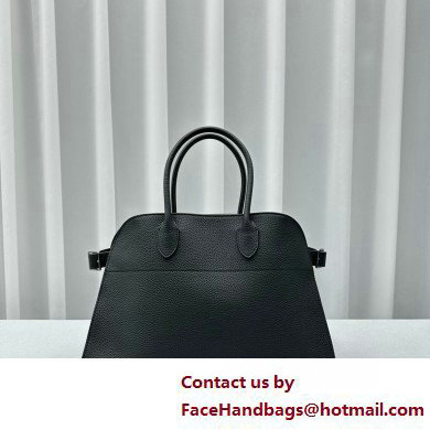 THE ROW MARGAUX 15 BAG IN grained LEATHER black 2025