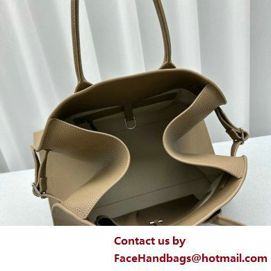 THE ROW MARGAUX 15 BAG IN grained LEATHER chai 2025