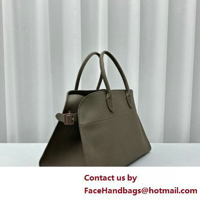 THE ROW MARGAUX 15 BAG IN grained LEATHER etoupe 2025