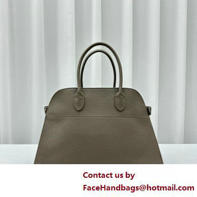 THE ROW MARGAUX 15 BAG IN grained LEATHER etoupe 2025