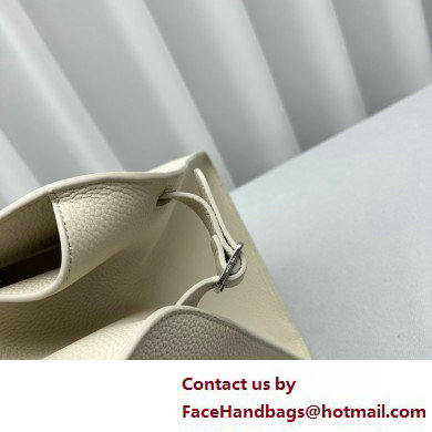 THE ROW MARGAUX 15 BAG IN grained LEATHER white 2025