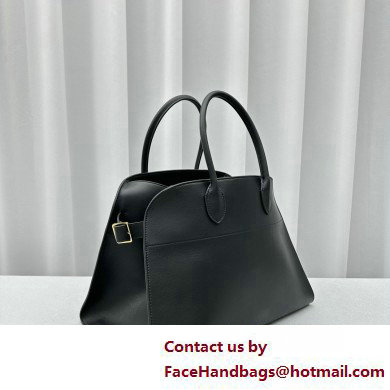 THE ROW MARGAUX 17 BAG IN BOX LEATHER black 2025