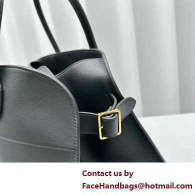 THE ROW MARGAUX 17 BAG IN BOX LEATHER black 2025