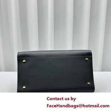 THE ROW MARGAUX 17 BAG IN BOX LEATHER black 2025