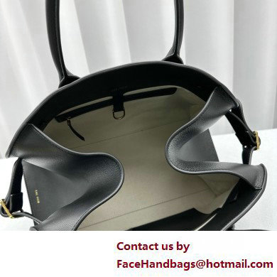 THE ROW MARGAUX 17 BAG IN BOX LEATHER black 2025