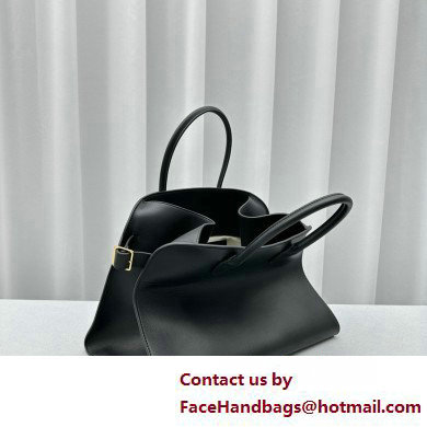 THE ROW MARGAUX 17 BAG IN BOX LEATHER black 2025