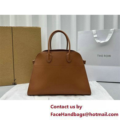 THE ROW MARGAUX 17 BAG IN BOX LEATHER caramel 2025