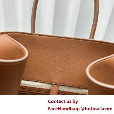 THE ROW MARGAUX 17 BAG IN BOX LEATHER caramel 2025