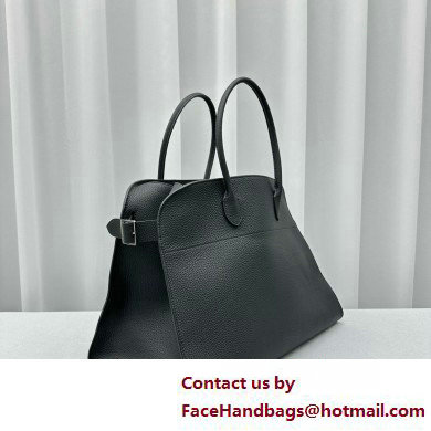 THE ROW MARGAUX 17 BAG IN GRAINED LEATHER black 2025