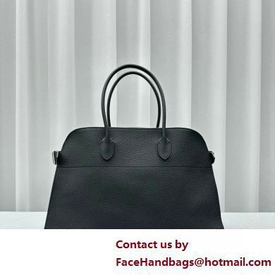 THE ROW MARGAUX 17 BAG IN GRAINED LEATHER black 2025