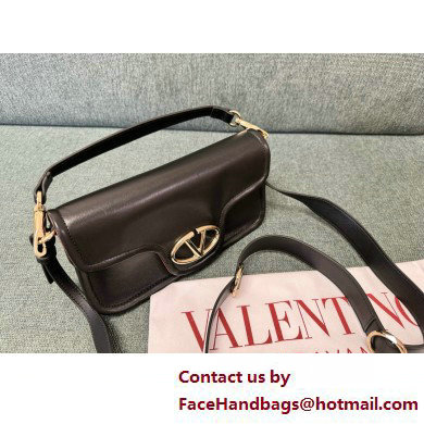 VALENTINO VLOGO 1960 NAPPA LEATHER SHOULDER BAG BLACK 2025