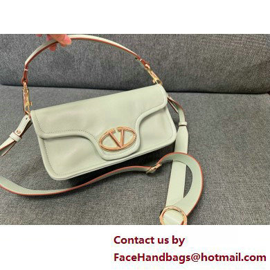 VALENTINO VLOGO 1960 NAPPA LEATHER SHOULDER BAG MINT GREEN 2025