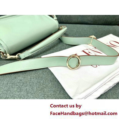 VALENTINO VLOGO 1960 NAPPA LEATHER SHOULDER BAG MINT GREEN 2025