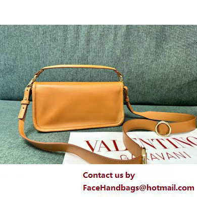 VALENTINO VLOGO 1960 NAPPA LEATHER SHOULDER BAG TAN 2025