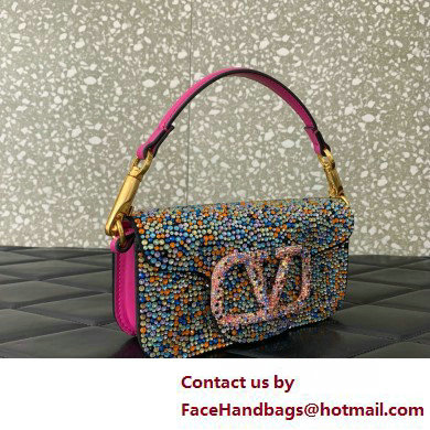 Valentino Garavani Small Loco multicolor Beaded Tote Bag 2025