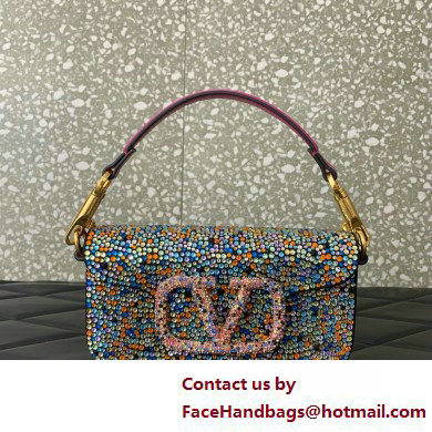 Valentino Garavani Small Loco multicolor Beaded Tote Bag 2025