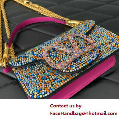 Valentino Garavani Small Loco multicolor Beaded Tote Bag 2025