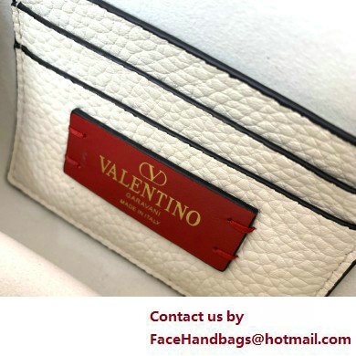 Valentino Garavani Small Rockstud Top Handle Bag white 2025