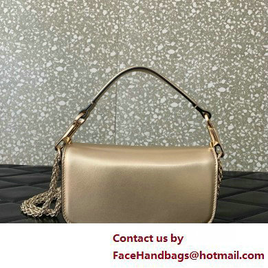 Valentino VLogo Signature Loco Small Shoulder Bag With Jewel Logo BRONZE