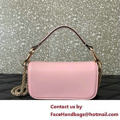 Valentino VLogo Signature Loco Small Shoulder Bag With Jewel Logo PINK