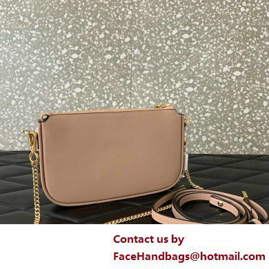 Valentino VLogo Signature mini bag in calfskin leather Nude 2025