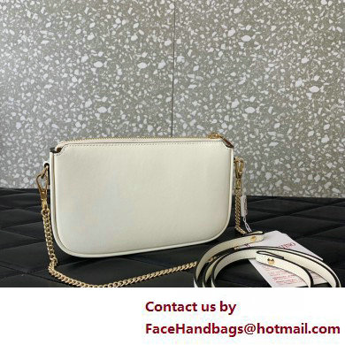 Valentino VLogo Signature mini bag in calfskin leather White 2025