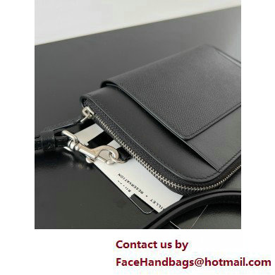 balenciaga Men's Passport Phone Holder in Black 2025