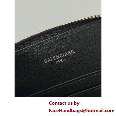 balenciaga Men's Passport Phone Holder in Black 2025