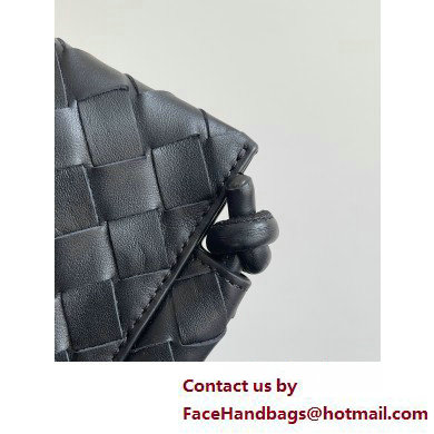 bottega veneta Large Flat Loop cross-body bag black 2025