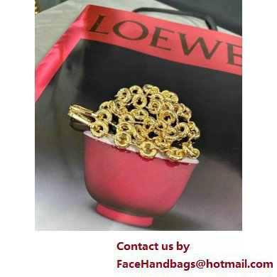 loewe Chunky donut strap in metal gold