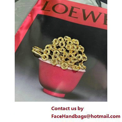 loewe Chunky donut strap in metal gold