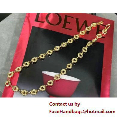 loewe Chunky donut strap in metal gold