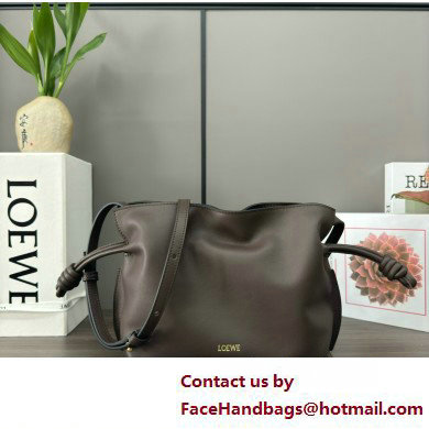 loewe Mini Flamenco clutch in nappa calfskinChocolate 2023