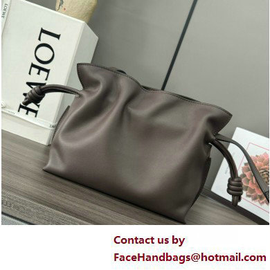 loewe Mini Flamenco clutch in nappa calfskinChocolate 2023