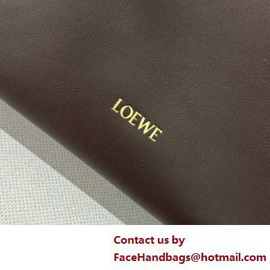 loewe Mini Flamenco clutch in nappa calfskinChocolate 2023