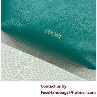 loewe Mini flamenco purse bag in mellow nappa lambskin Emerald Green 2025