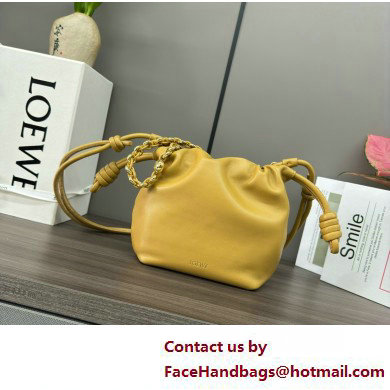 loewe Mini flamenco purse bag in mellow nappa lambskin SAHARA 2025