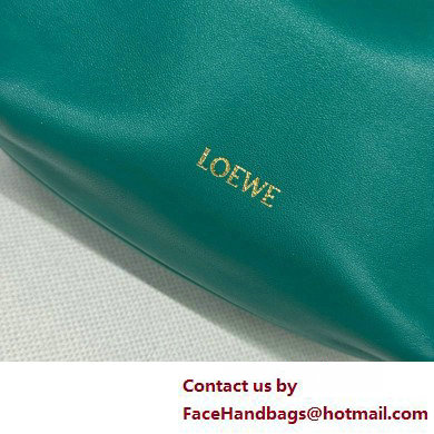 loewe Mini flamenco purse in mellow nappa lambskin 262333 Emerald Green 2025